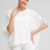 Online Fringe Knit Poncho Tops