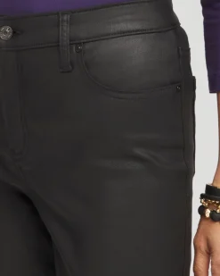 Best Girlfriend Coated Ankle Jeans Jeans & Denim