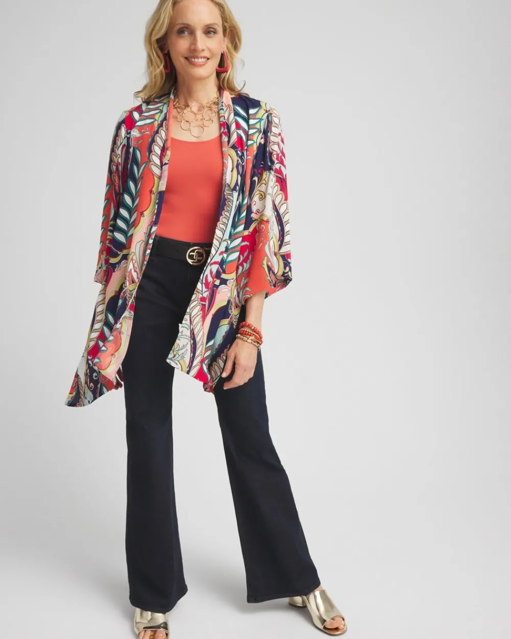 Fashion Girlfriend Flare Jeans Jeans & Denim