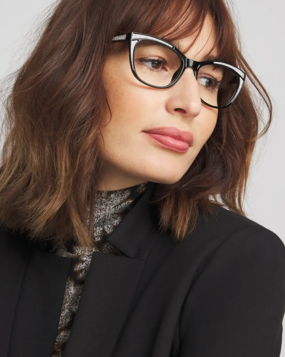 Outlet Glitter Cateye Readers Eyewear