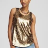 Best Gold Sequin Tank Tops | Tees