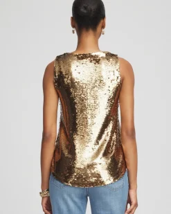 Best Gold Sequin Tank Tops | Tees