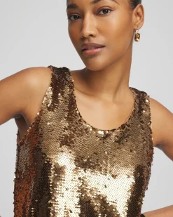 Best Gold Sequin Tank Tops | Tees