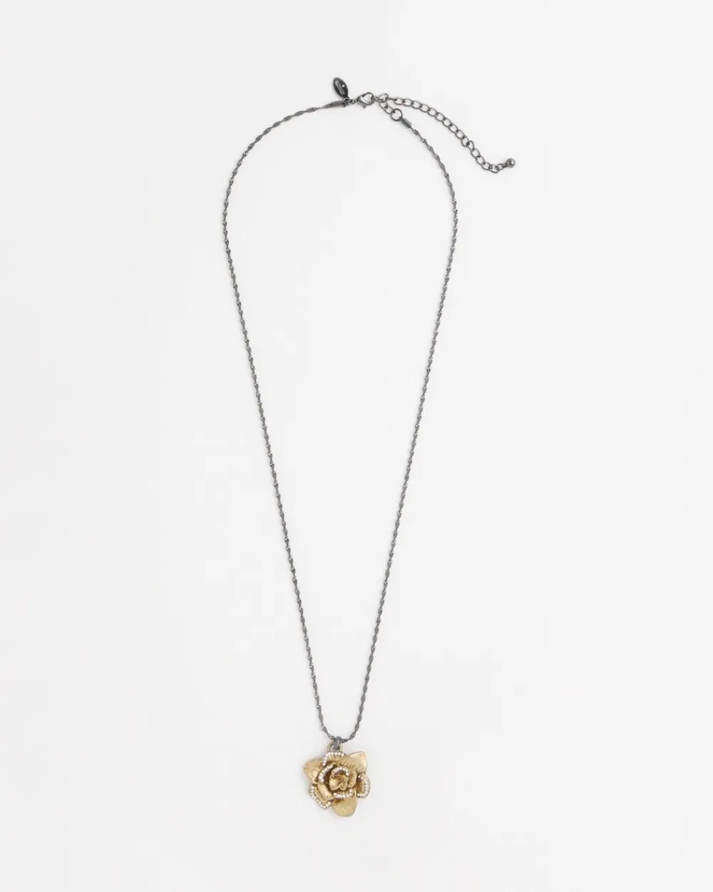 Shop Tone Flower Pendant Necklace Necklaces