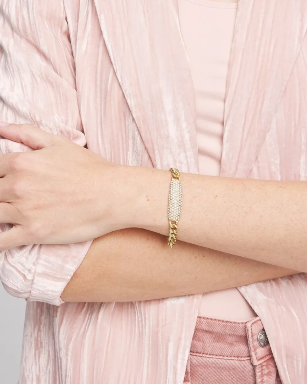 Best Tone Pavé Bar Bracelet Bracelets | Everyday Jewelry