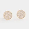 Shop Tone Pavé Stud Earrings Earrings | Everyday Jewelry