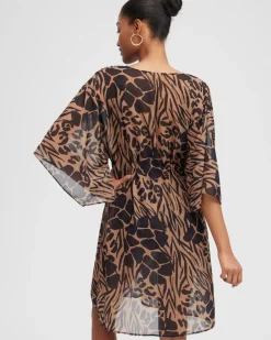 Cheap Gottex Animal Print Coverup Swim