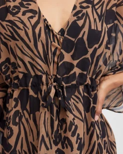 Cheap Gottex Animal Print Coverup Swim
