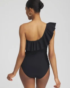 Cheap Gottex One Shoulder One Piece Swimsuit Swim