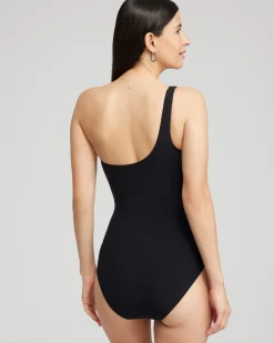 Best Gottex One Shoulder One Piece Swimsuit Swim