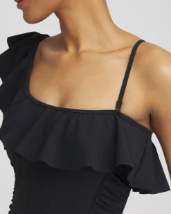 Cheap Gottex One Shoulder One Piece Swimsuit Swim