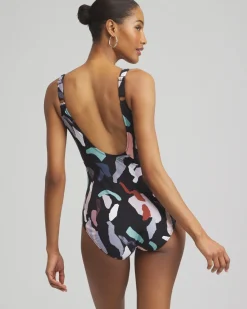 Sale Gottex Rocky High Neck One Piece Swimsuit Swim