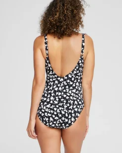 Best Sale Gottex Ruffle Shoulder One Piece Swimsuit Swim