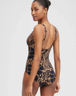 Clearance Gottex Wrap Front One Piece Swimsuit Swim