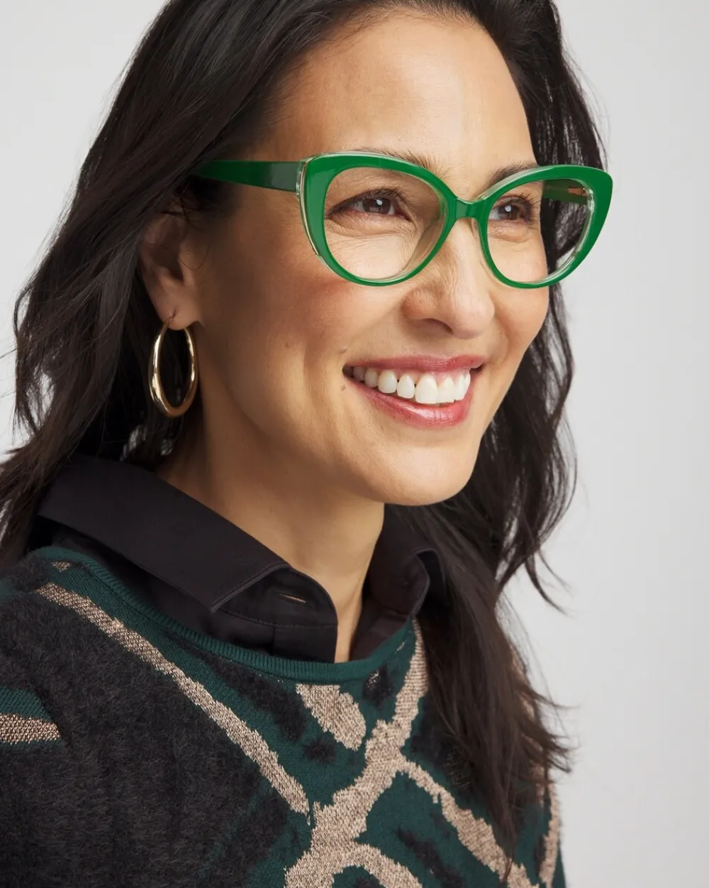 Flash Sale Green Cateye Readers Eyewear