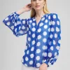 Shop Ikat Dots Blouse Tops