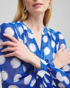 Shop Ikat Dots Blouse Tops