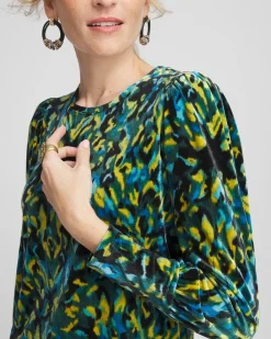 Sale Ikat Velvet Long Sleeve Tee Tops | Tees