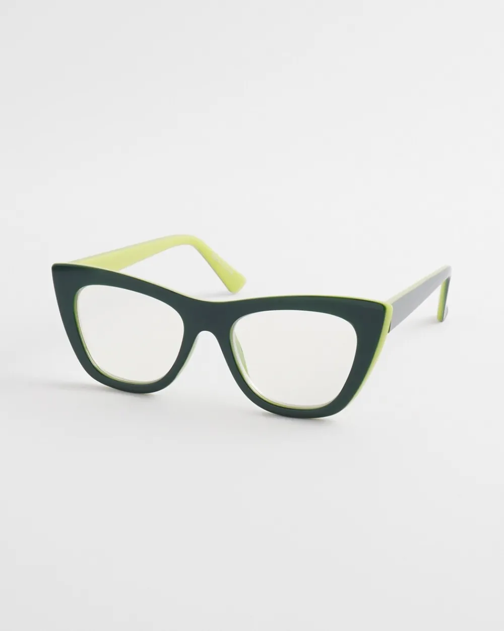 Flash Sale Colorblock Cateye Readers Eyewear