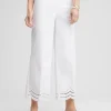 Outlet Juliet Eyelet Hem Culotte Pants Pants