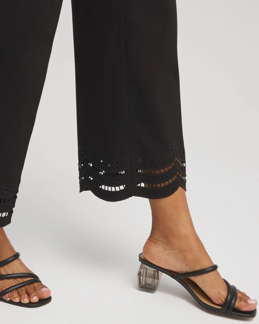 Outlet Juliet Eyelet Hem Culotte Pants Pants