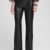 Cheap Juliet Sequin Wide Leg Pant Pants