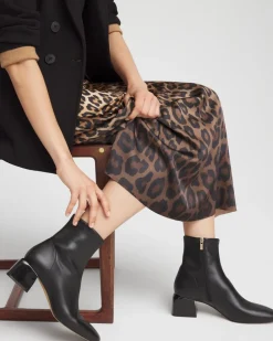Flash Sale Lacquer Heel Stretch Boot Shoes
