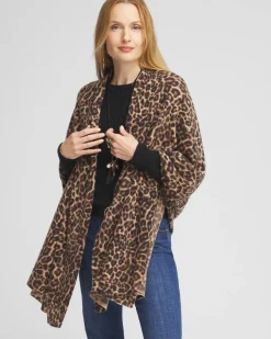 Shop Leopard Cashmere Wrap Ponchos & Ruanas | Cold Weather Accessories