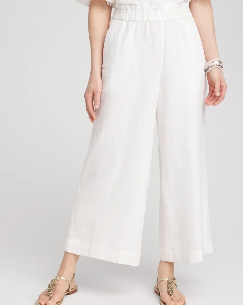 Cheap Linen Culotte Pants Pants