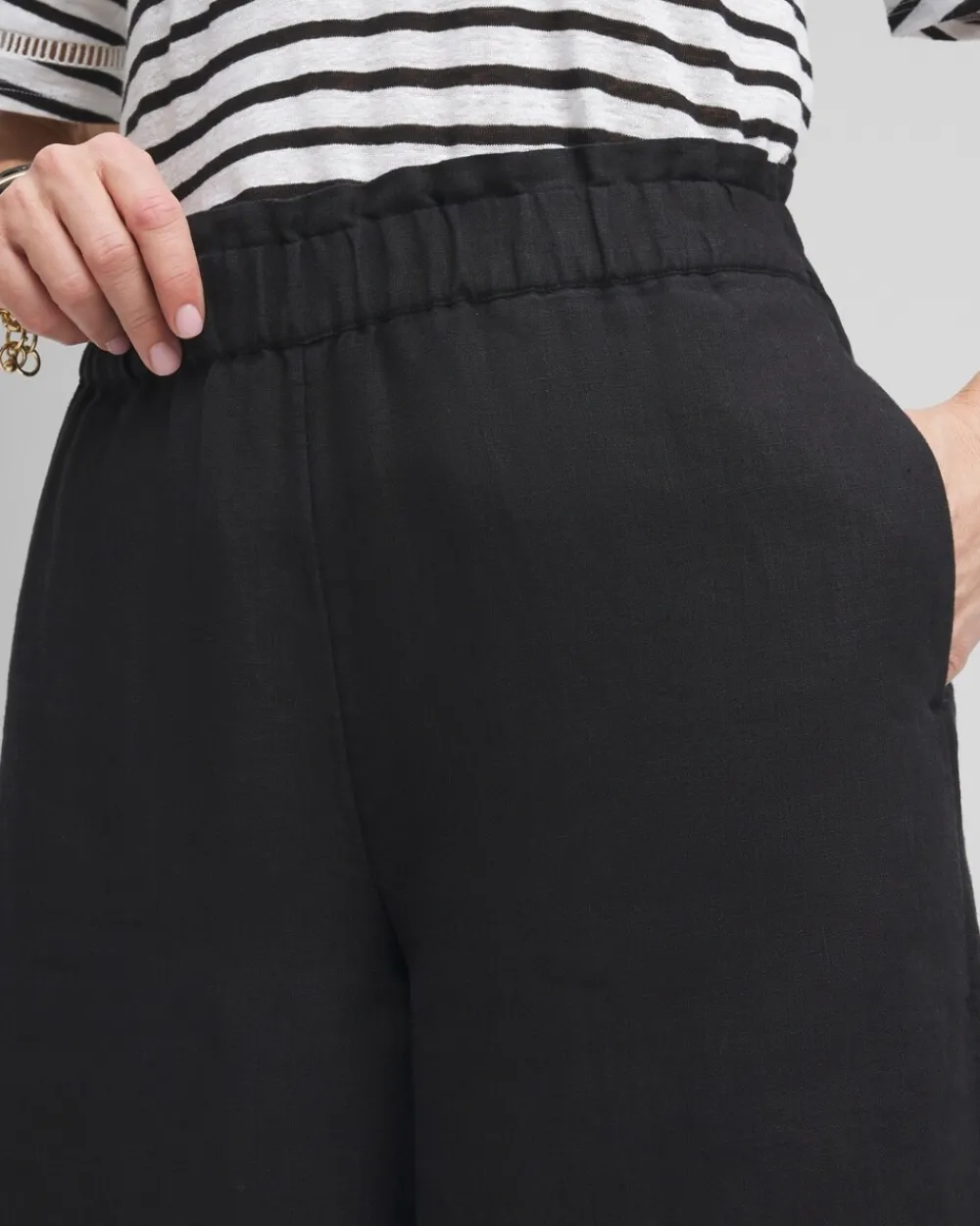 Cheap Linen Culotte Pants Pants
