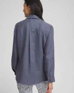 Fashion Linen Fringe Shirt Tops