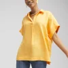 Sale Linen Popover Top Tops