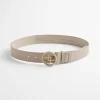 Cheap Matte CC Logo Sretch Belt Belts