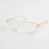 Online Matte Clear Taupe Readers Eyewear