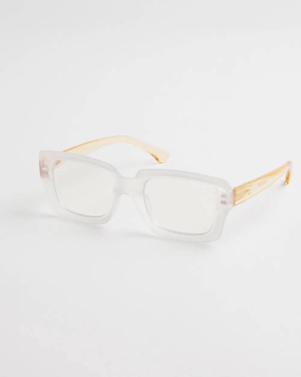 Online Matte Clear Taupe Readers Eyewear