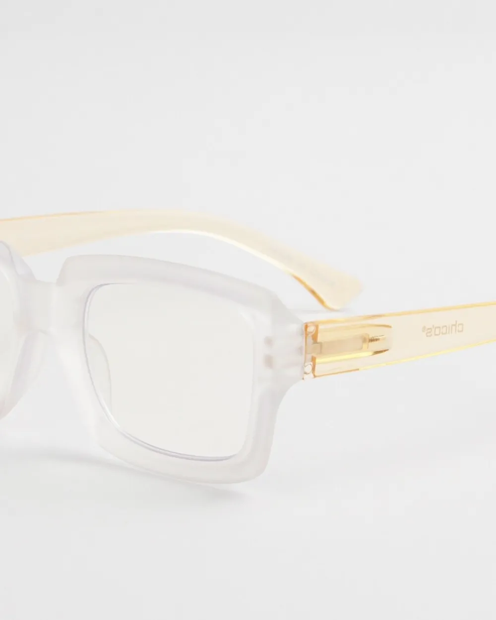 Online Matte Clear Taupe Readers Eyewear