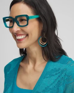Store Matte Teal Green Readers Eyewear