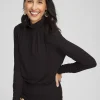 Outlet Micke Neck Banded Hem Top Tops