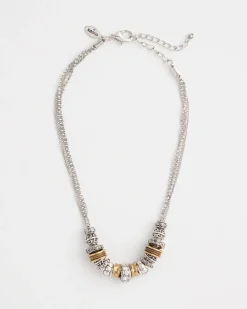 Cheap Mixed Metal Accents Necklace Necklaces
