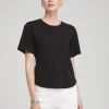 Store Modern Fit & Flare Tee Tops
