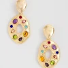 Cheap Multicolor Clip On Drop Earrings Earrings
