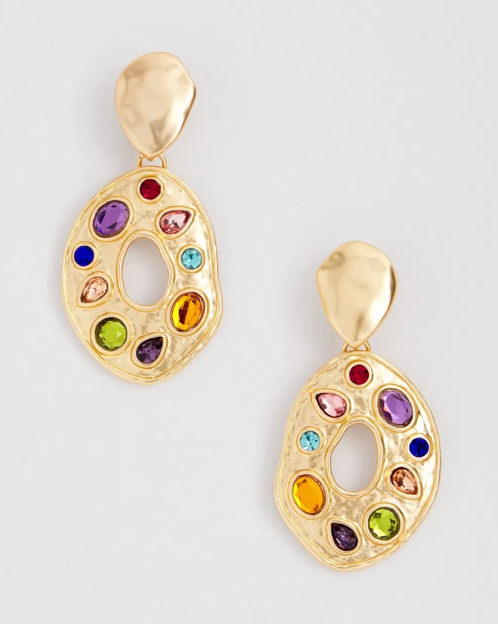 Cheap Multicolor Clip On Drop Earrings Earrings