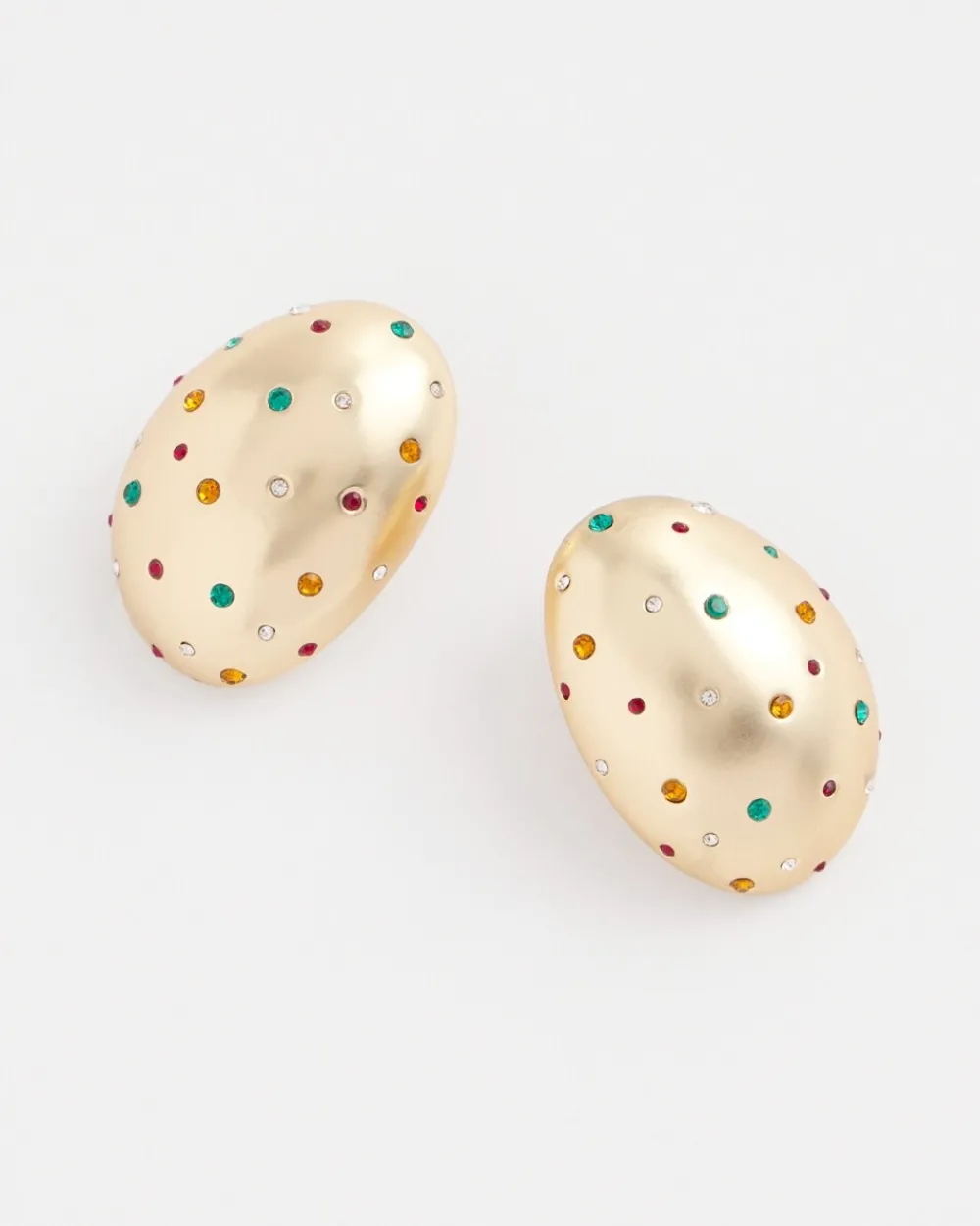 Outlet Multicolor Pavé Stud Earrings Earrings