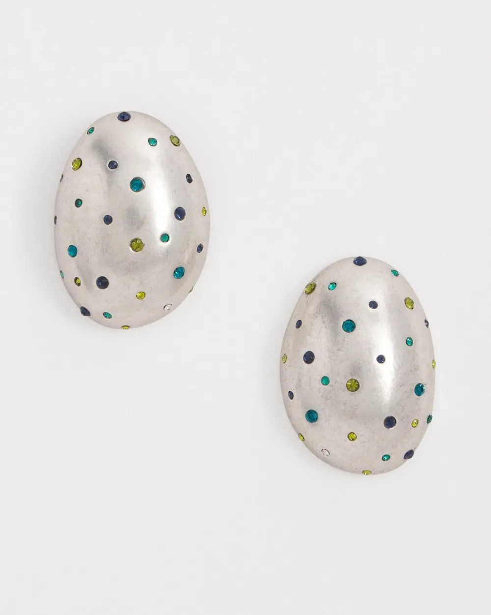 New Multicolor Tone Puff Earrings Earrings