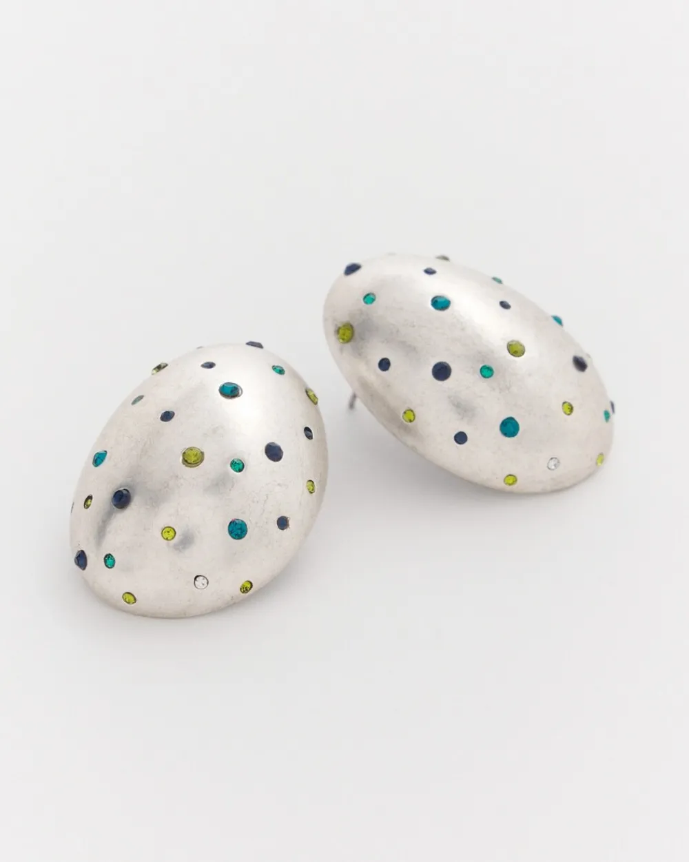 New Multicolor Tone Puff Earrings Earrings