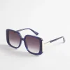 Clearance Navy Square Sunglasses Eyewear