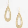Cheap No Droop™ Tone Teardrop Earrings Earrings
