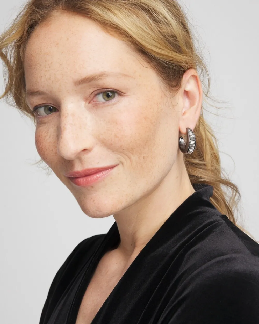 Best No Droop™ Baguette Hoop Earrings Everyday Jewelry