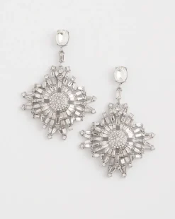Discount No Droop™ Snowflake Drop Earrings Earrings
