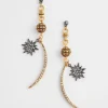Outlet No Droop™ Stars And Moons Drop Earrings Earrings